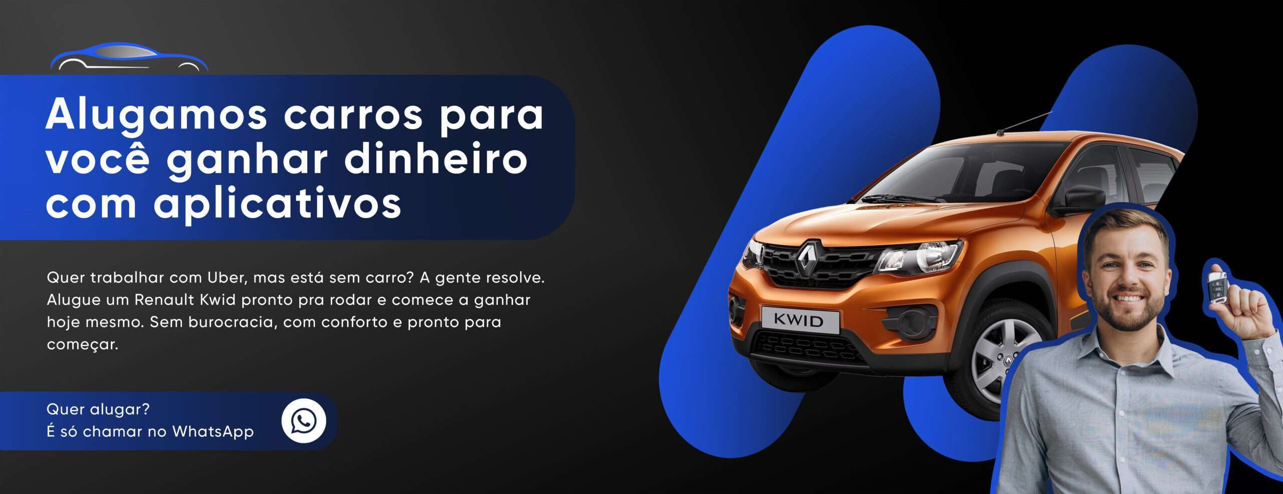 Aluguel de Carros para motorista Aplicativo
